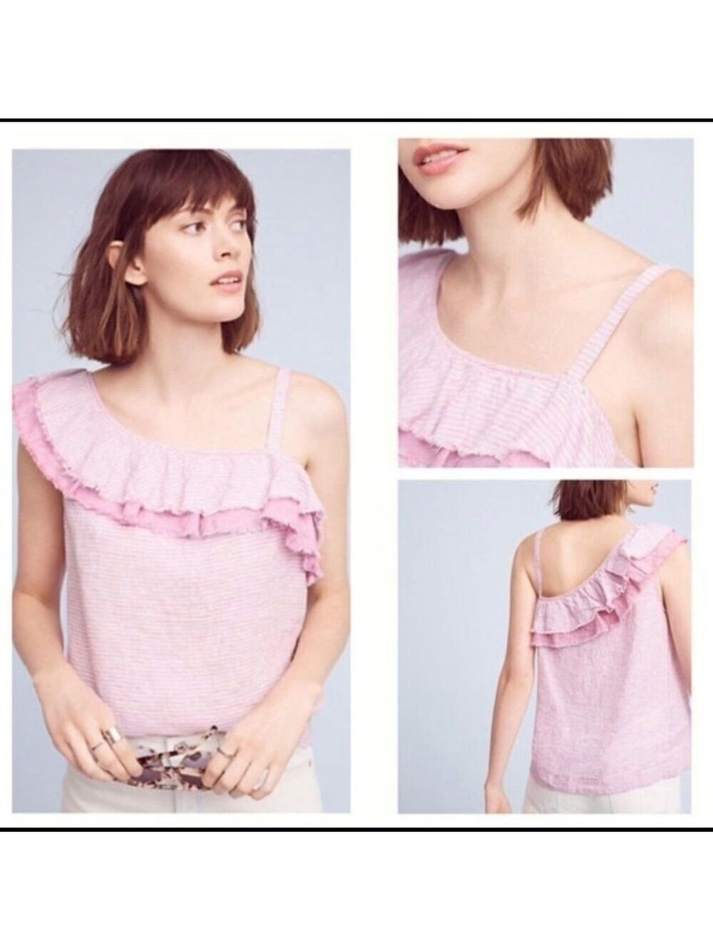 Anthropologie Holding Horses One Shoulder Top